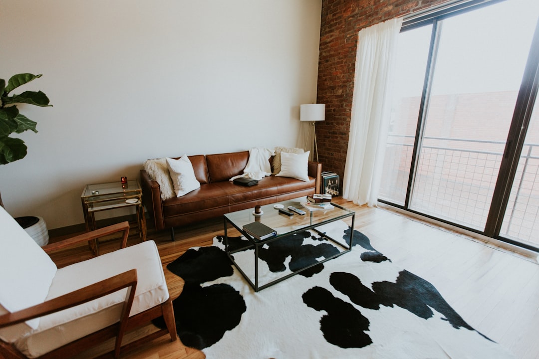 Photo Leather sofa