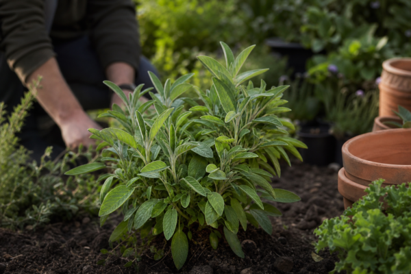 Salvie (Salvia officinalis) – ghid practic de plantare și îngrijire