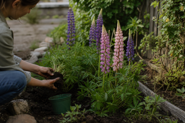 Lupin (Lupinus polyphyllus) – de la plantare la întreținerea de zi cu zi