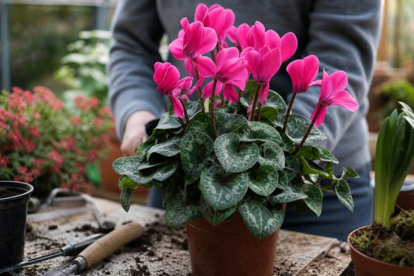 Ciclama (Cyclamen persicum) – sfaturi de plantare și îngrijire