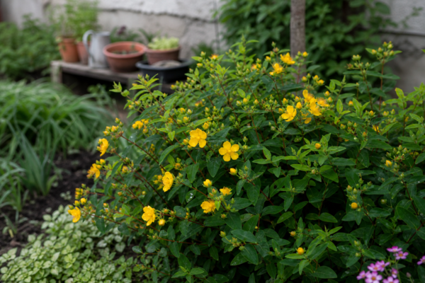 Sunătoare arbustivă (Hypericum calycinum) – ghid complet de cultivare și îngrijire