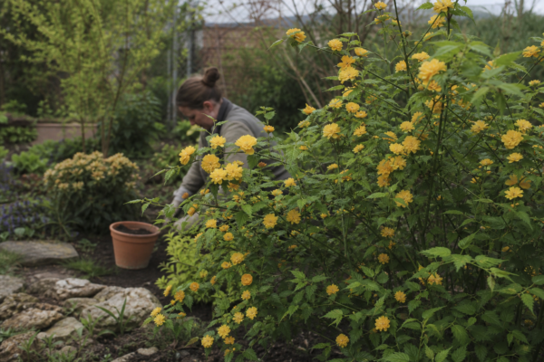 Kerria (Kerria japonica) – plantare, îngrijire și greșeli de evitat