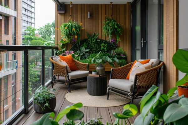Cum să amenajezi balconul cu plante și puțin mobilier