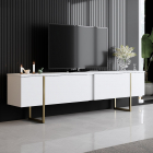 Comoda TV 180 X 30 X 50 Luxe - White Gold