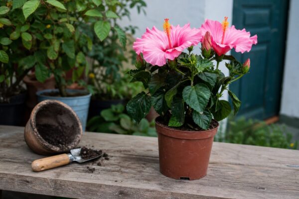 Trandafirul japonez (Hibiscus rosa-sinensis) – plantare, udare și întreținere