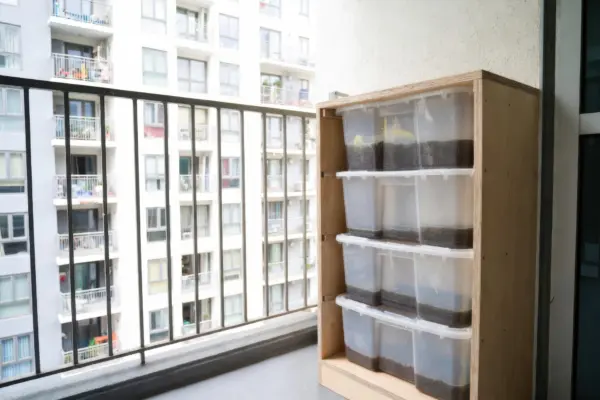 Cum ascunzi obiectele depozitate pe balcon fără dulapuri voluminoase