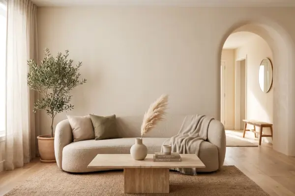 Living în tonuri de bej: cum eviți un decor monoton