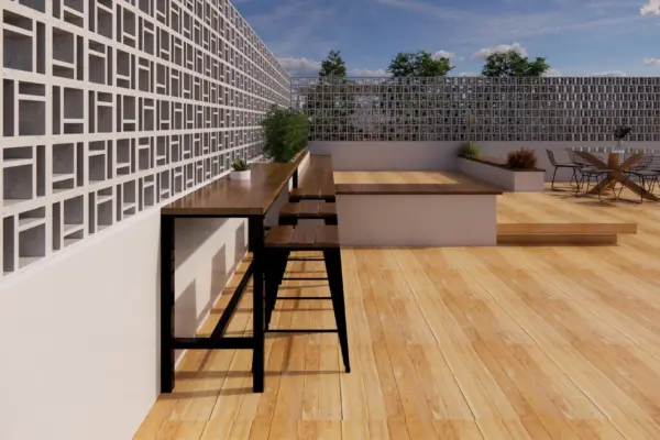 Ce pui pe podeaua balconului pentru un aspect mai plăcut